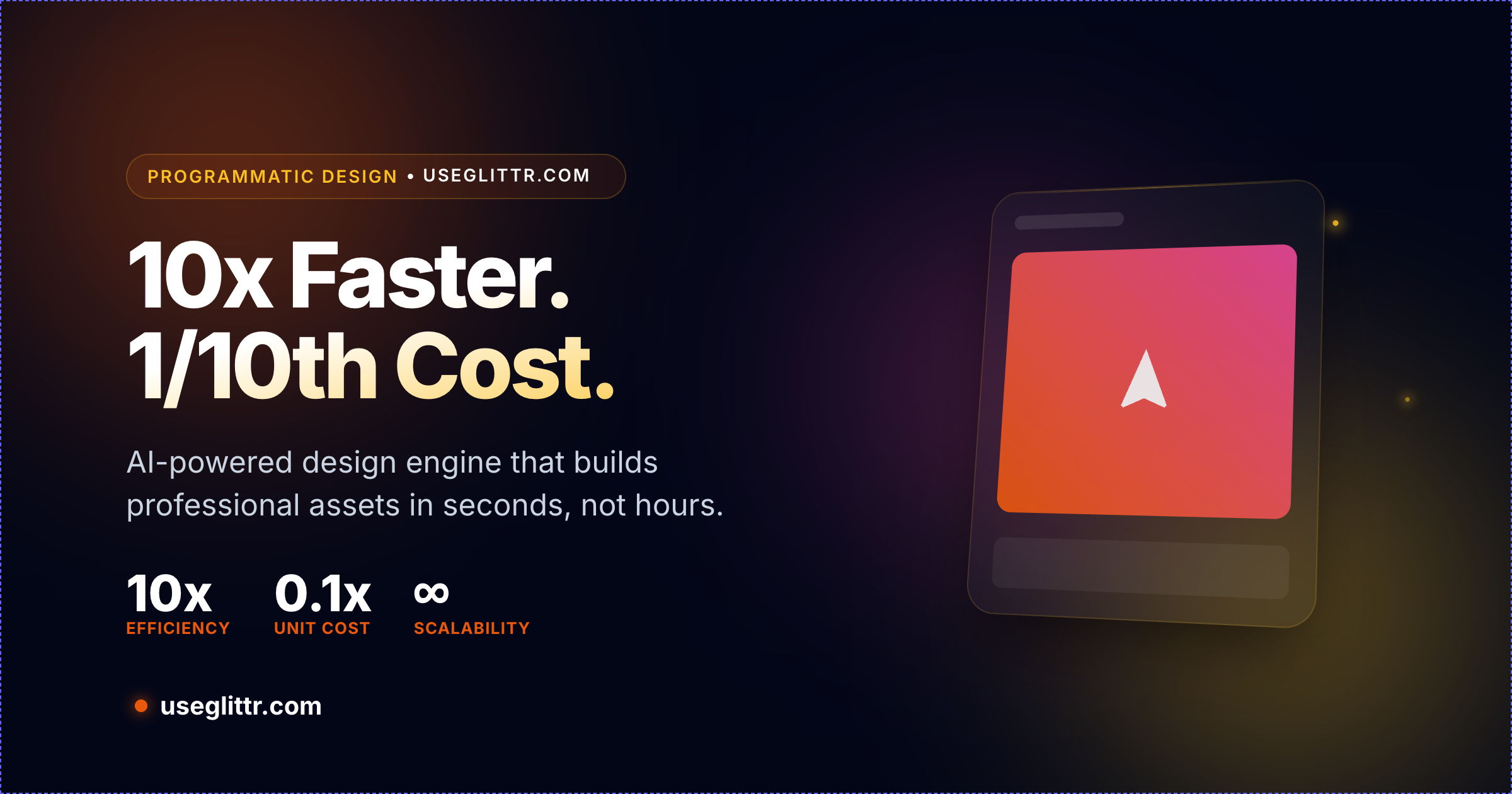 Glittr - Stop Designing, Start Publishing | Free AI Design Tool